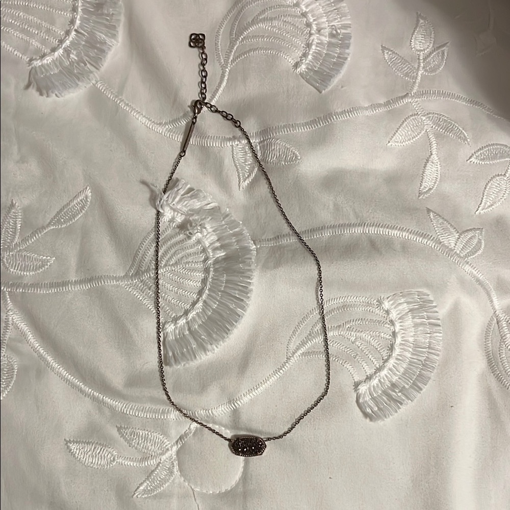 Elegant Rose Gold Necklace with Intricate Pendant